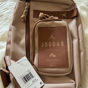 Jordan Men's Beige crossbody/Sling bag